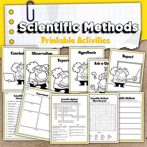 scientific method worksheets middle school pdf
